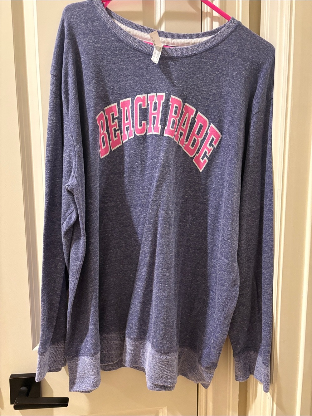 Beach Babe Purple Graphic Sweatshirt